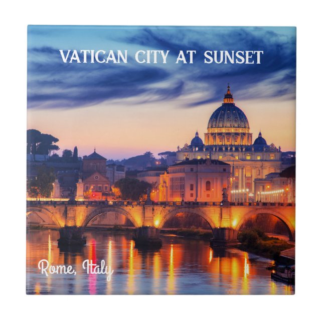 Best quiet places in italy  ceramic tile (Front)