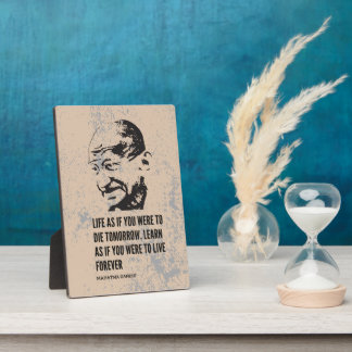 Best Quotes Mahatma Gandhi Plaque