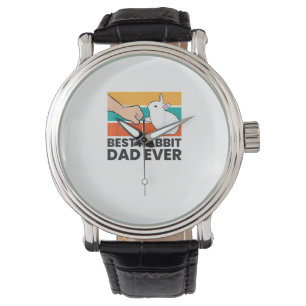 Best Rabbit Dad Ever Funny Rabbit Father Rabbit Bu Watch