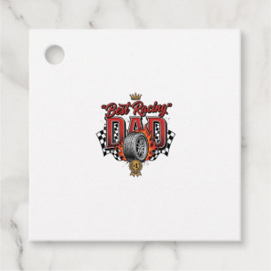 Best Racing Dad Vintage Tire Father’s Day Favor Tags