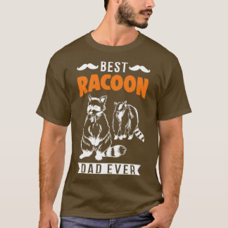 Best Racoon Dad Ever Raccoon T-Shirt