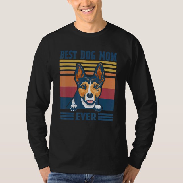 Best Rat Terrier Mom Ever  Dog Mom Mother's Day T-Shirt (Front)