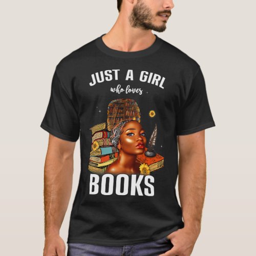 Best Reading Black Girl Magic Librarian Afro Melan T_Shirt