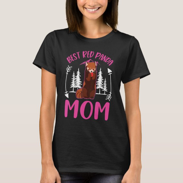 Best Red Panda Mom Ever T-Shirt (Front)
