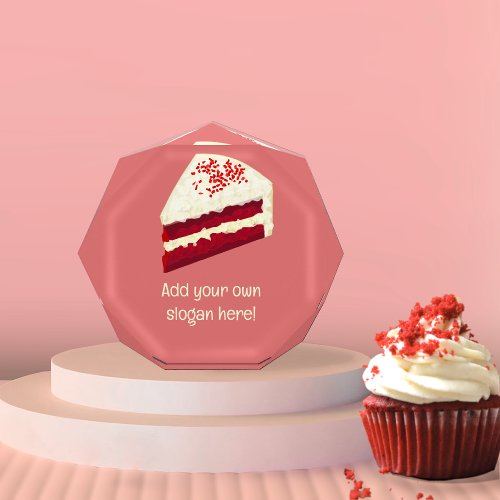 Best Red Velvet Cake Baker Add a slogan to an Acr Acrylic Award