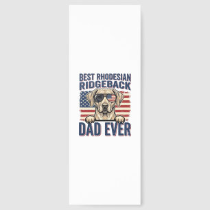 Best Rhodesian Ridgeback Dad Ever Vintage Dog Shir Bookmarks