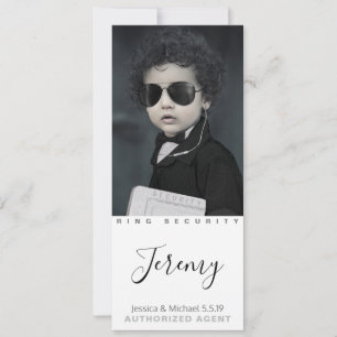 Best Ring Bearer Ever Photo Cards