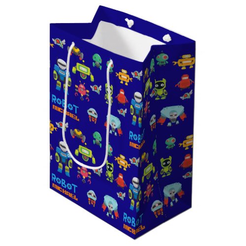 BEST ROBOT Gift Goody Bag Ever _Blue Funny Cartoon