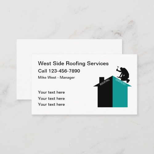 Best Roofing Service Business Cards