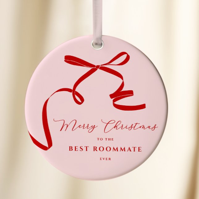 Best Roommate Christmas Ceramic Ornament (Creator Uploaded)