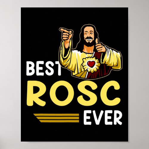 Best Rosc Ever Easter Jesus Nurse Doctor Surgeon C Poster