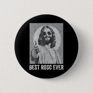 Best ROSC Ever Funny Easter Jesus Nurse Doctor Button