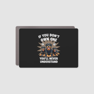 Best Rottweiler Art For Men Women Kids Rottie Rott Car Magnet