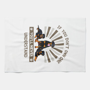 Best Rottweiler Art For Men Women Kids Rottie Rott Kitchen Towel