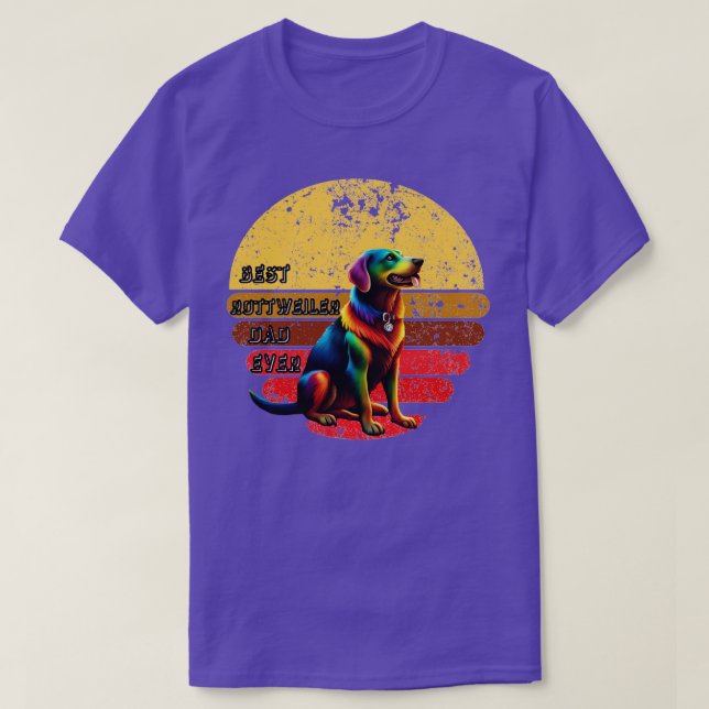 best rottweiler dad ever T-Shirt (Design Front)