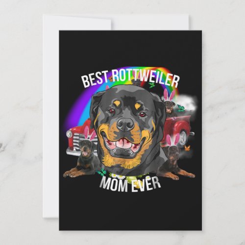 Best Rottweiler Mom Ever Womens Rottie Funny Lover Save The Date