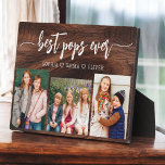 Best Rustic Wood Pops Grandpa Photo Collage Plaque<br><div class="desc">Capture the love between Pop Pop and his grandchildren with our Grandfather Grandpa Grandchildren Photo Collage Plaque. This personalized plaque features a heartwarming photo collage, beautifully displaying cherished moments shared between Papa and his beloved grandchildren. Surrounding the photos is the endearing title "Poppy, " adding a special touch to the...</div>