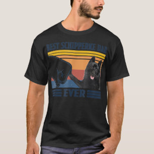 Best Schipperke Dad Ever Vintage Father Day Chris T-Shirt