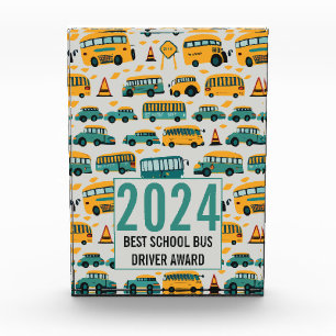 Best School Bus Driver Acrylic Award