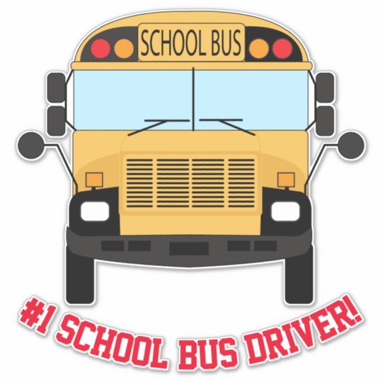 Best School Bus Driver Contest Winner Award Sticker | Zazzle.com