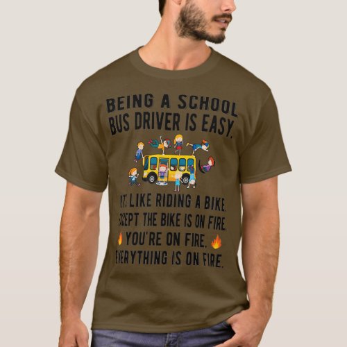 Best School Bus Driver Gifts School Bus Driving 8 T_Shirt