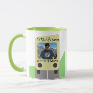 Best School Bus Driver Photo Gifts Mug