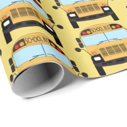 Best School Bus Driver Thank You Appreciation Gift Wrapping Paper