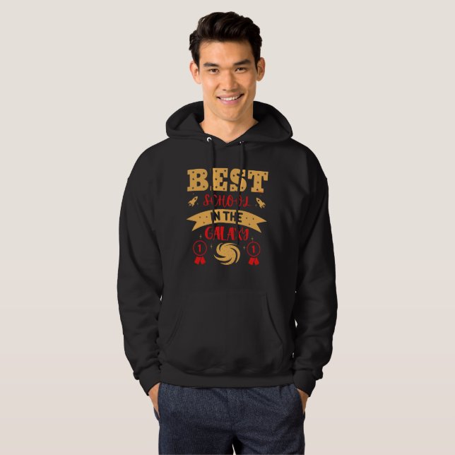 BEST SCHOOL IN THE GALAXY funny cute               Hoodie (Front Full)
