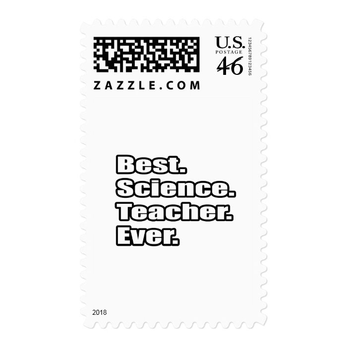 Best Science Teacher Ever Stamps