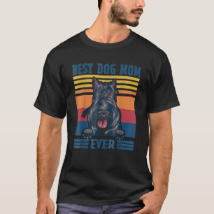 Best Scottish Terrier Mom Ever  Dog Mom Mother's D T-Shirt