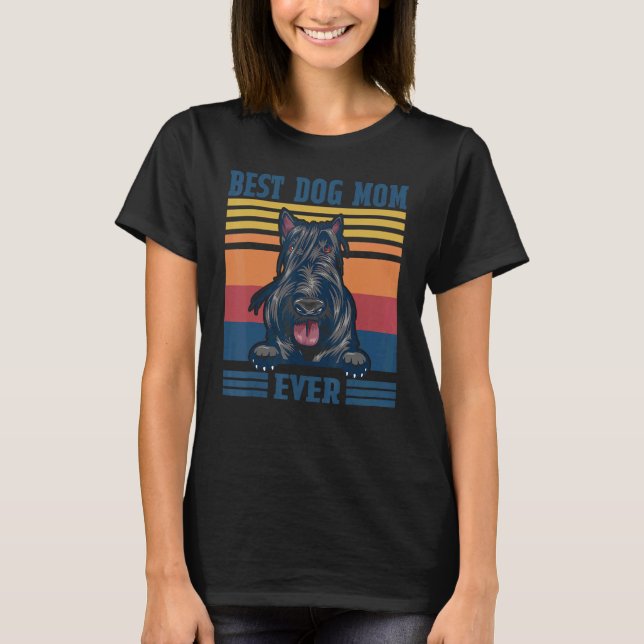 Best Scottish Terrier Mom Ever  Dog Mom Mother's D T-Shirt (Front)