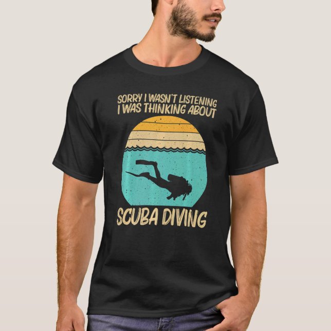 Best Scuba Diving For Men Women Professional Scuba T-Shirt (Front)