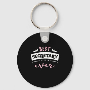 Best Secretary Ever Gift Idea Keychain