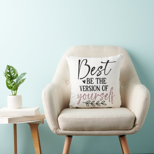 Best Self Plush Cotton Throw Pillow (Chair)