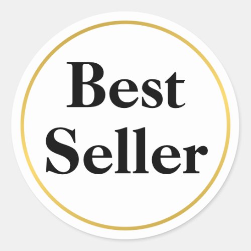 Best Seller Classic Round Sticker