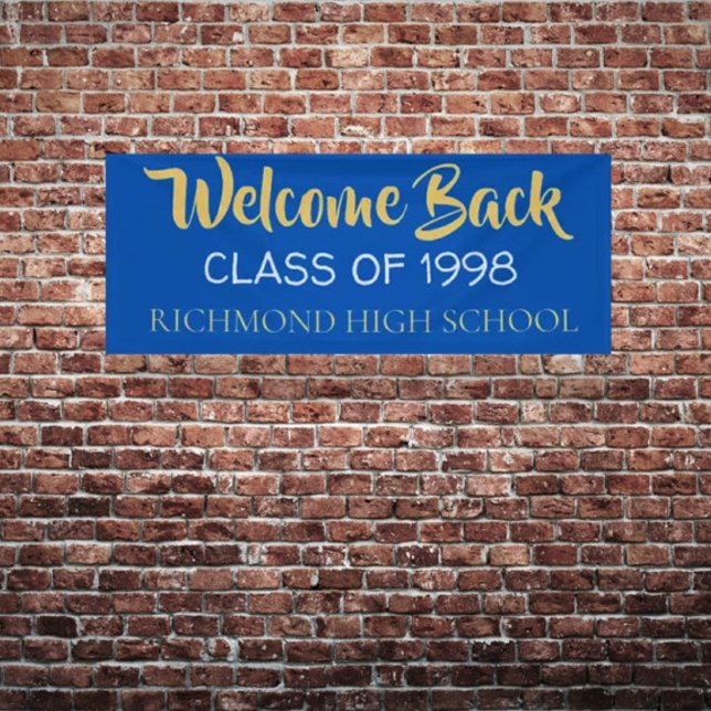 Best seller! CUSTOM Class Reunion banner (Creator Uploaded)