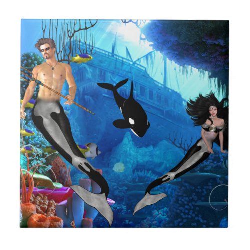 Best Seller Merrow Mermaid Tile