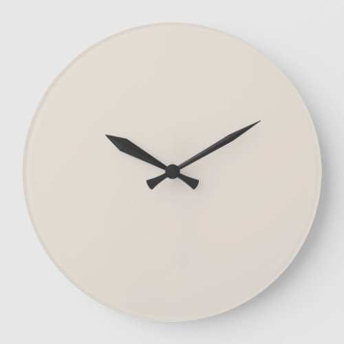 Best Seller Off White Cream Ivory Solid Color Large Clock