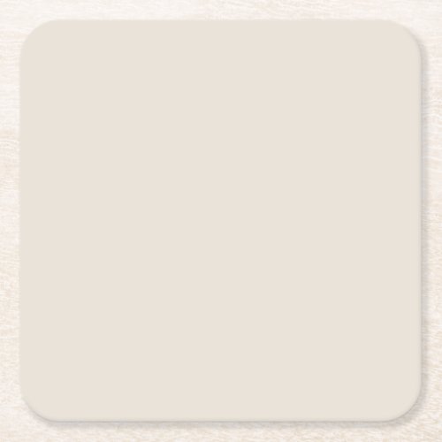 Best Seller Off White Cream Ivory Solid Color Square Paper Coaster