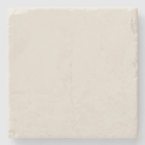 Best Seller Off White Cream Ivory Solid Color Stone Coaster