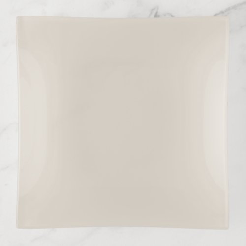 Best Seller Off White Cream Ivory Solid Color Trinket Tray
