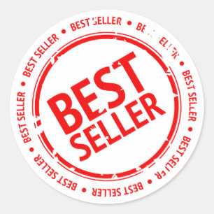 Best Seller Sign Classic Round Sticker