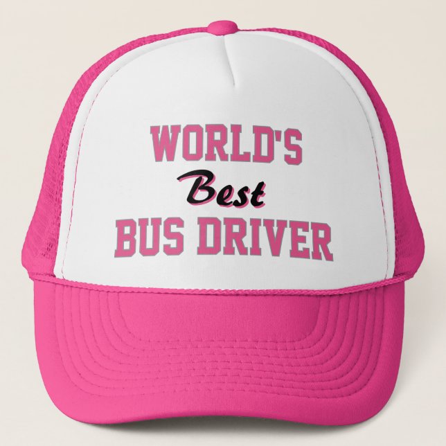 Best seller! World's best bus driver cap (Front)
