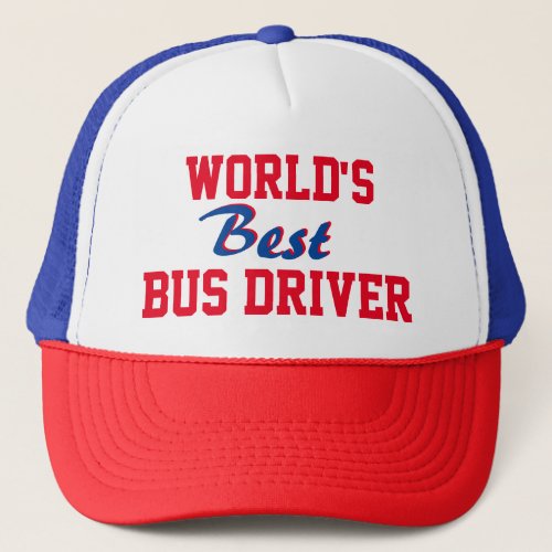 Best seller Worlds best bus driver cap