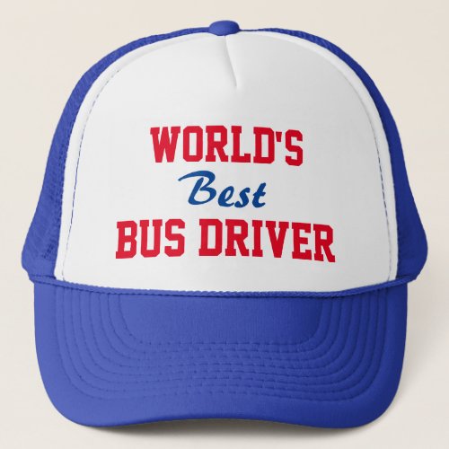 Best seller Worlds best bus driver cap