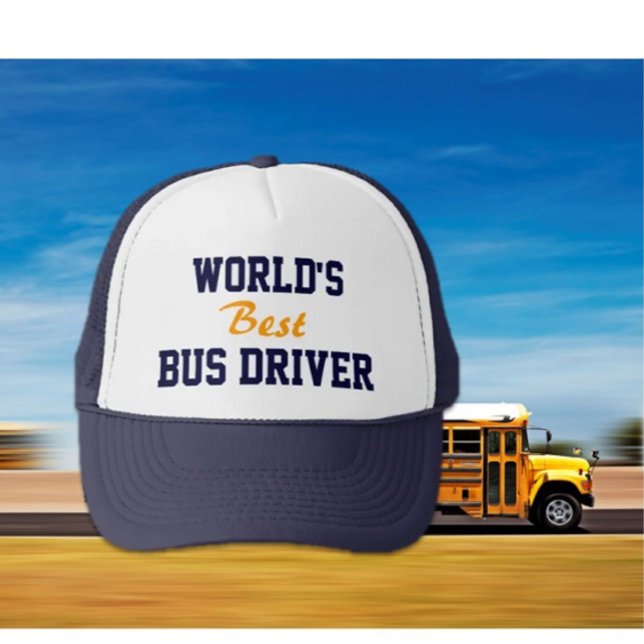 Best seller! World's best bus driver cap (Creator Uploaded)