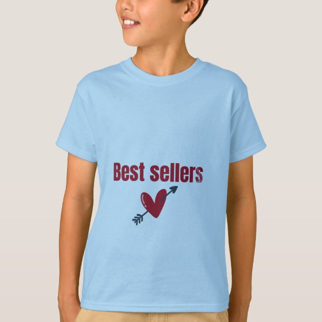 Best Sellers Valentine Heart Arrow T-Shirt (Front)