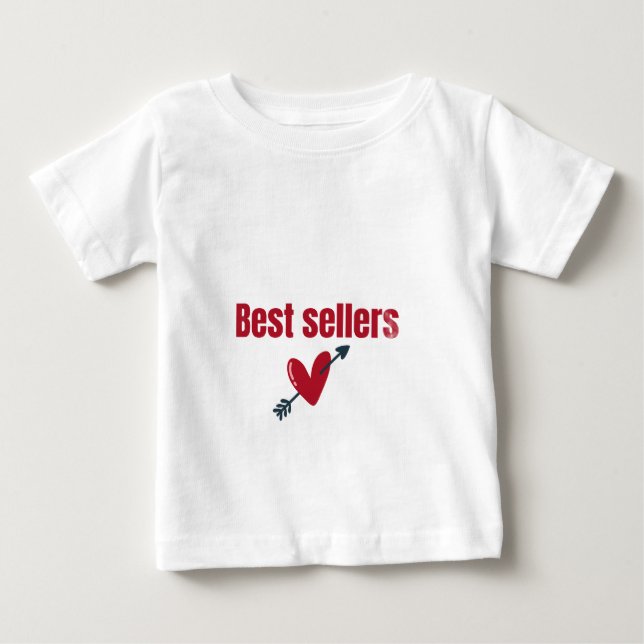 Best Sellers Valentine Heart Arrow T-Shirt (Front)