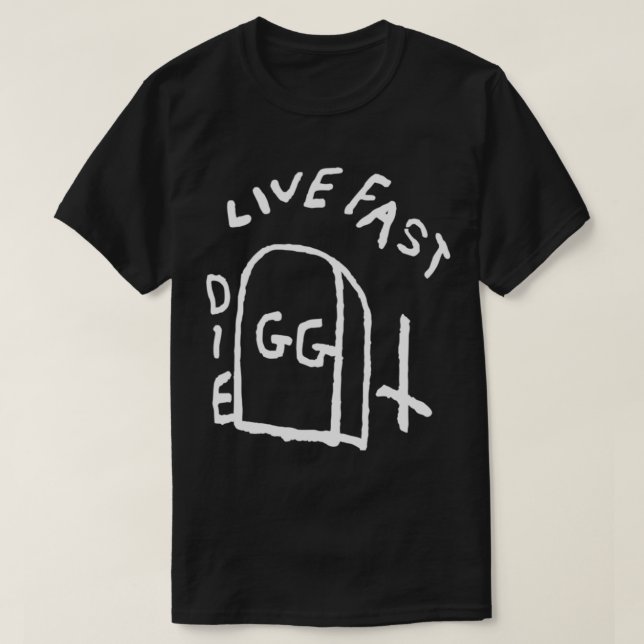 Best Selling - Allin GG Allin White And Black Esse T-Shirt (Design Front)