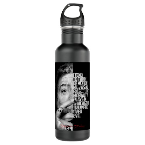Best Selling ArtWork Rocky  Actor 80s Style Balboa Stainless Steel Water Bottle